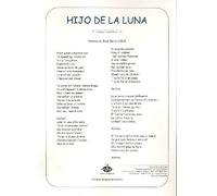 Hijo de la Luna Crock'Music Collection Vocal and Piano Book