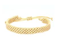 HIJONES Multicolor Braided Bracelet for Women Men Handmade Knitting Adjustable Lightweight Stackable Bracelet Chain Jewelry Style 10