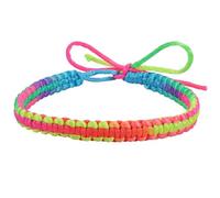 HIJONES Rainbow Braided Bracelet for Women Men Adjustable Lightweight Stackable Bracelet Chain Jewelry Style 4