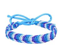 HIJONES Unisex Rainbow Braided LGBT Pride Bracelet Stylish Colorful Handmade Rope LGBTQ Friendship Bracelets Style 8