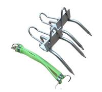 HIJYMNZPQ Cat's Claw Tree-climbing Foot Zipper Non-slip On The Tree Artifacts Special Iron Shoes Picking Betel Nut Pine Nuts Coconut Tools comfortable fit(5 claws Climber+Harness Package)
