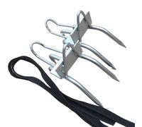 HIJYMNZPQ Cat's Claw Tree-climbing Foot Zipper Non-slip On The Tree Artifacts Special Iron Shoes Picking Betel Nut Pine Nuts Coconut Tools comfortable fit(5 claws Climber+Polyester Strap)