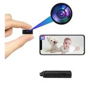 HiKam 4K HD Small Camera, Live Transmission Mobile Phone App, Surveillance Camera Indoor Surveillance Dog Camera, Motion Detection, Night Vision, Alarm on Mobile Phone, Email Alarm, Recording, 3Pro