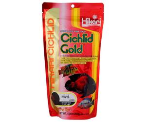Hikari Cichlid Gold Mini Fish Food - Nutritional Pellets For Color Enhancement, Ideal For Small Fish