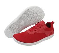 Hike Barefoot Shoes,Unisex Wide Barefoot Shoes for Men Women,Fitness Gym Training Shoe,Lightweight,Adjustable Tightness,for Yoga,Travel,Jogging,Skipping,Water Sports Red
