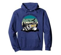Hike Camp Adventure Yosemite National Park Camping Hiking Pullover Hoodie