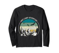 Hike Camp Adventure Yosemite National Park Hiking Camping Long Sleeve T-Shirt