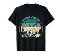 Hike Camp Adventure Yosemite National Park Hiking Camping T-Shirt