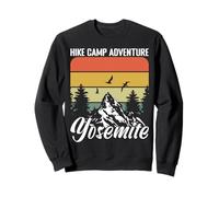 Hike Camp Adventure Yosemite National Park Hiking Sweatshirt