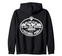 Hike Camp Explore The Great Smoky Mountains National Park Zip Hoodie
