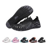 Hike Footwear Barefoot Womens, Lorax Pro Barefoot Shoes, Wide Toe Box Breathable & Non-Slip Barefoot Outdoor Shoes (Color : Black, Size : 11/11.5)
