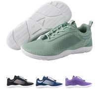 Hike Footwear - HF Cloud - Ergonomic & Supportive Barefoot Shoes (Unisex) (Green, UK Footwear Size System, Adult, Women, Numeric, Wide, 6)