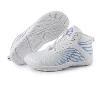 Hike Footwear HF Winter Barefoot Boots, Zero Drop, Wide Toe Box White/Blue