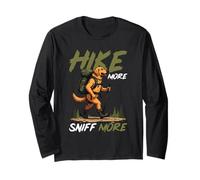 Hike More Sniff More Funny Dog Hiker Golden Retriever Long Sleeve T-Shirt