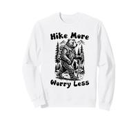 Hike More Worry Less Funny Cub Scouts BSA Hiking Bear Sweatshirt