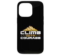 Hike Mountain Challenging Climb With Courage Hiking Outdoors Case for iPhone 13 Pro