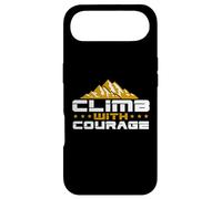 Hike Mountain Challenging Climb With Courage Hiking Outdoors Case for iPhone Air