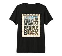 Hike Nature Explore Mountain Trail Explorer Premium T-Shirt