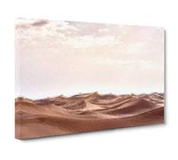 Hike Over The Sahara Desert Canvas Print | Gallery Wrapped 30mm Frame Wall Art | 30x20 inches | Ready to Hang | Modern Landscape Picture | Living Room Bedroom Lounge Office
