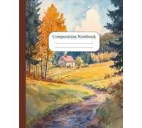 Hike Through Aspen Composition Notebook: 7.5 x 9.25 Watercolor Style College Ruled