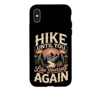 Hike Until You Like Yourself Again Hiking Hiker Trail Case for iPhone X/XS