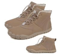 Hike Winter Barefoot Shoes, Winter Barefoot Hiking Boots, Hike Winters Footwear, Zero Drop Snow Boots Women Men (B-2,6)