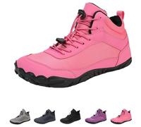 Hike Winter Footwear Barefoot Women Men, 2024 Hike Winter Barefoot Footwear, Zero-Drop Sole Cross Country Shoes (68 Pink, Adult, Men, 6, Numeric, UK Footwear Size System, Medium)