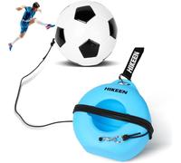 Hikeen Football Kick Trainer Solo Practice with Metal Base Portable Training Aids with Rebound Ball-Popular Gift for Boys Kids,Youth and Adults,Football Control Skills Trainer Equipment Blue