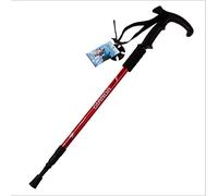 Hikehobby® Antishock With Handle Trekking Walking Hiking Stick Pole (Red)