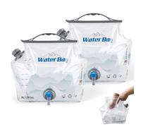 HIKEMAN 8L Camping Water Container Bag - Collapsible Water Storage Carrier with Spigot,Washable Drinking Water Container for Outdoors Camping Hiking Picnic BBQ Backpack Survival Kit (2)