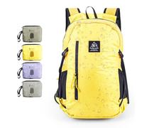 HIKEMAN Ultralight Hiking Backpack Trekking Rucksack - Packable Handy Daypack for Travel,24L Walking Backpack for Outdoor Camping Hiking School Women Men Kids (Yellow)