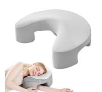 HIKENRI Ergonomic Side Sleeper Pillow,Neck Pillows For Sleeping Neck Pain,Memory Foam Pillow Pressure Relief Support,Support Pillows For Sleeping Relieve Pain,Arm Numbness(Grey)