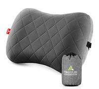 HIKENTURE Camping Pillow with Removable Cover - Ultralight Inflatable Pillow for Hiking,Backpacking, Upgrade Comfortable Ergonomic Air Pillow for Neck Support, Soft Travel Pillow In Car,Beach,Office