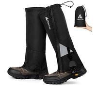 HIKENTURE Gaiters Hiking for Men & Women, Waterproof Breathable Snow Gators, Adjustable Anti-Tear Leg Gaiters with Upgraded Zipper for Walking, Hunting, Climbing