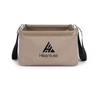 HIKENTURE Outdoor Folding Bowl 15L/20L, Foldable Bucket for Camping, Fishing, Hiking, Made of Durable PVC Tarpaulin