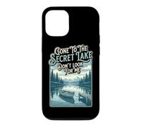 Hiker Gone To The Secret Lake Dont look Hiking Backpacking Case for iPhone 12/12 Pro