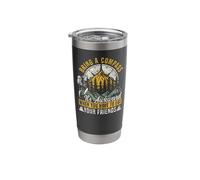 Hiker Hiking Retro Vintage Bring A Compass It's Awkward When Stainless Steel Insulated Tumbler