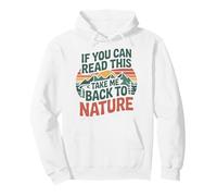 Hiker Hiking Retro Vintage If You Can Read This Take Me Back Pullover Hoodie