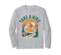 Hiker Hiking Retro Vintage Take A Hike Long Sleeve T-Shirt