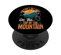 Hiker Hiking Retro Vintage You Can't Get Lost On The Top Of PopSockets Adhesive PopGrip
