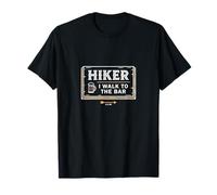 Hiker I Walk to The Bar Funny Craft Beer Drinker T-Shirt