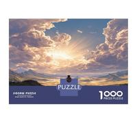 Hiker Jigsaw Puzzles Great Gift for Adults 1000 Pieces Family Challenging Toys Home Decors Brainteasing Adventure in The Hidden Realm Jigsaw Puzzle for Adults 38x26cm/1000pcs