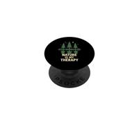 Hiker Nature Is My Therapy Trail Exploration PopSockets Adhesive PopGrip