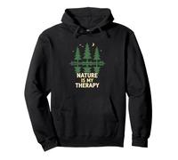 Hiker Nature Is My Therapy Trail Exploration Pullover Hoodie
