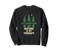 Hiker Nature Is My Therapy Trail Exploration Sweatshirt