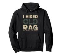 Hiker Old Rag Mountain Summit Virginia Blue Ridge Pullover Hoodie