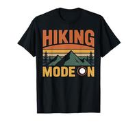 Hiker Retro Vintage Hiking Mode On T-Shirt