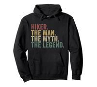 Hiker The Man The Myth The Legend Funny Trail Hiking Pullover Hoodie