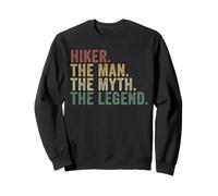 Hiker The Man The Myth The Legend Funny Trail Hiking Sweatshirt