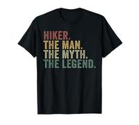 Hiker The Man The Myth The Legend Funny Trail Hiking T-Shirt